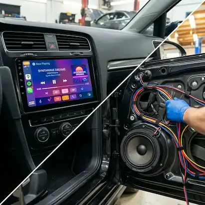 Instalación de audio car y pantallas multimedia en Rosario